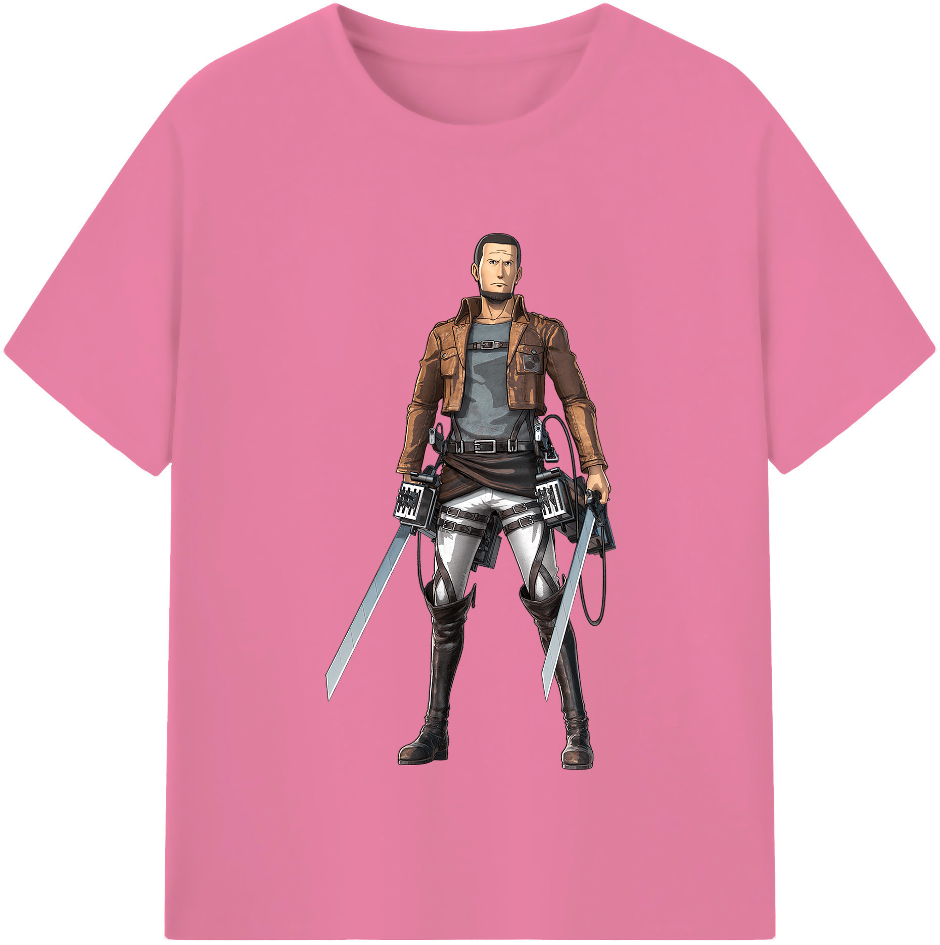 （画像用） 進撃の巨人 Attack on Titan 綿100％半袖Tシャツ（フロントプリント）